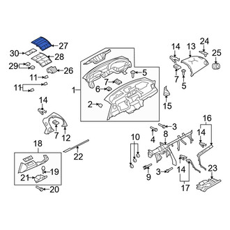 Mazda OE - Instrument Panel Trim Panel