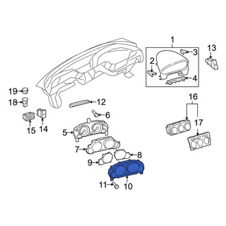Mazda OE - Outer Instrument Panel Bezel