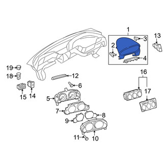 Mazda OE - Instrument Cluster Visor