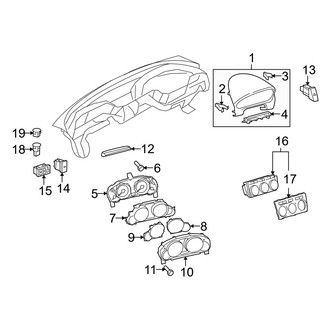 Mazda OE - Instrument Panel - Cluster & Switches
