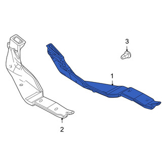 Mazda OE - Rear Right Instrument Panel Air Duct