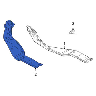 Mazda OE - Rear Left Instrument Panel Air Duct
