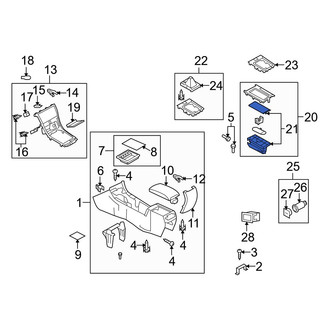 Mazda OE - Console Cup Holder