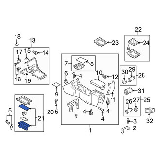 Mazda OE - Console Cup Holder