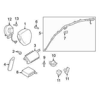 Mazda OE - Restraint Systems - Air Bag Components