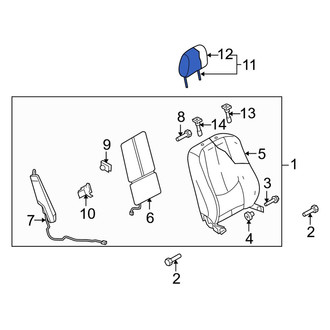 Mazda OE - Front Left Headrest