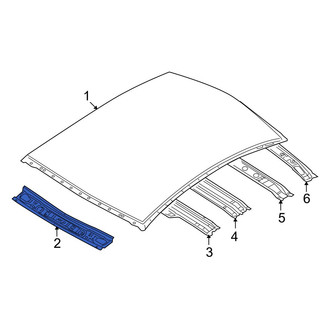 Mazda OE - Front Roof Header Panel