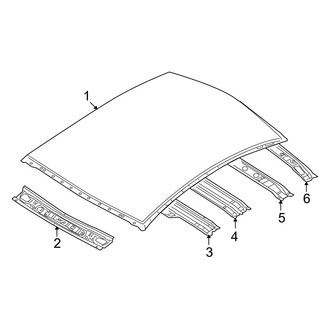 Mazda OE - Roof & Components (W/O Sunroof)