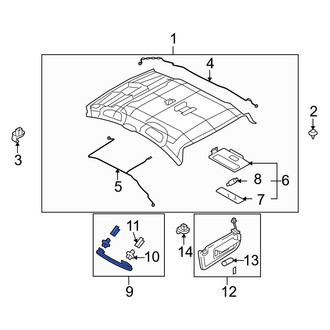 Mazda OE - Rear Interior Grab Bar