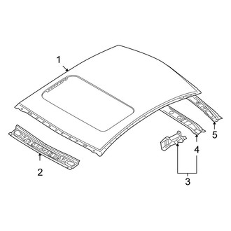 Mazda OE - Roof & Components (With Sunroof)