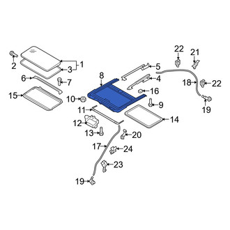 Mazda OE - Sunroof Frame