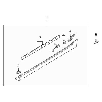 Mazda OE - Pillars, Rocker & Floor - Exterior Trim