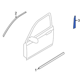 Mazda OE - Front Right Black Out Tape