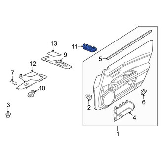 Mazda OE - Front Left Door Window Lock-Out Switch