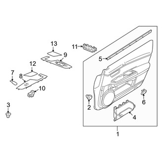 Mazda OE - Front Door - Interior Trim