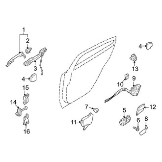 Mazda OE - Rear Door - Lock & Hardware