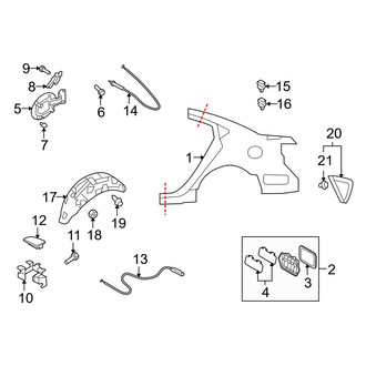 Mazda OE - Quarter Panel & Components