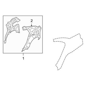 Mazda OE - Quarter Panel - Inner Structure