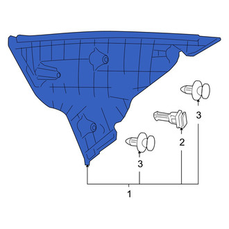 Mazda OE - Rear Right Interior Quarter Panel Trim Panel
