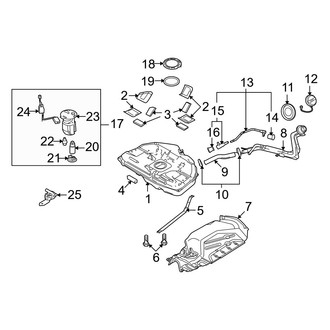 Mazda OE - Fuel System Components