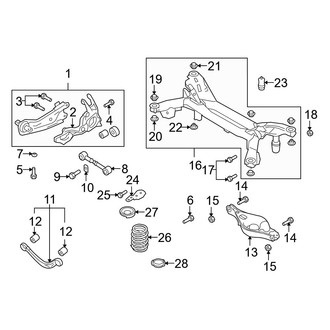 Mazda OE - Rear Suspension - Suspension Components