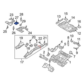 Mazda OE - Rear Trunk Floor Access Cover