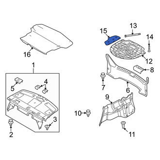 Mazda OE - Rear Trunk Trim Panel