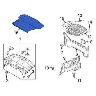 Mazda OE - Rear Trunk Mat