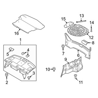Mazda OE - Rear Body & Floor - Interior Trim
