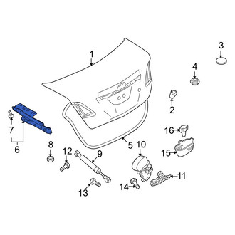 Mazda OE - Rear Left Deck Lid Hinge