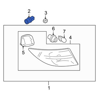 Mazda OE - Tail Light Grommet