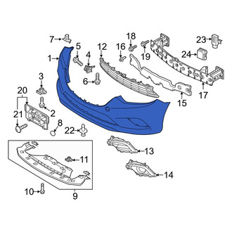 Mazda OE - Front Bumper Cover