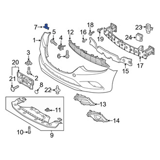 Mazda OE - Bumper Cover Nut