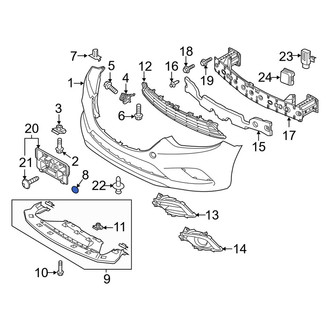 Mazda OE - Front Tow Hook Cover