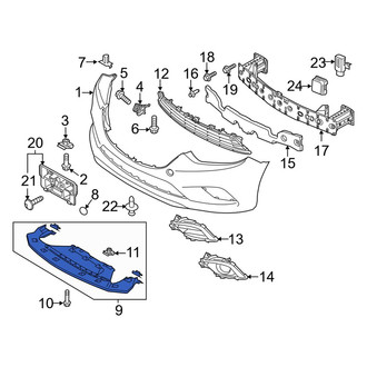 Mazda OE - Front Bumper Splash Shield