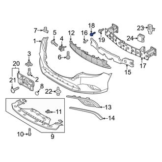 Mazda OE - Radiator Support Tie Bar Bolt