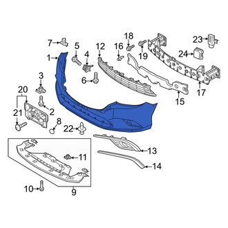 Mazda OE - Front Bumper Cover