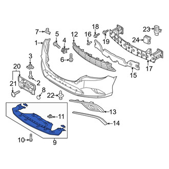 Mazda OE - Front Bumper Splash Shield