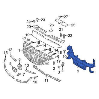 Mazda OE - Front Radiator Support Air Duct