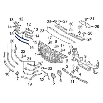 Mazda OE - Grille Molding