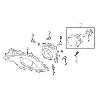 Mazda OE - Front Fog Light Wiring Harness