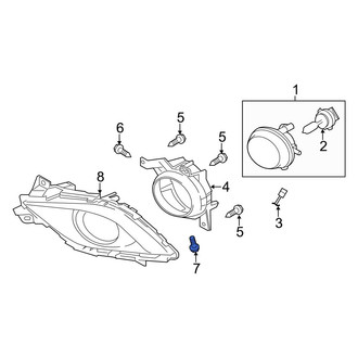 Mazda OE - Lower Fog Light Bolt