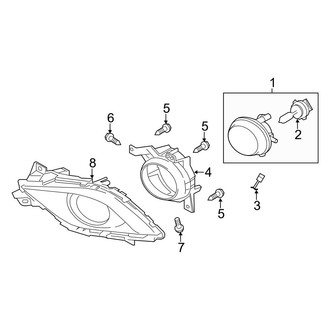 Mazda OE - Front Lamps - Fog Lamps