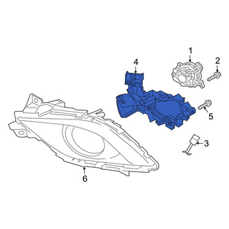Mazda OE - Left Fog Light Bracket