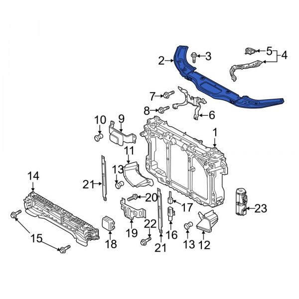 Radiator Support Tie Bar