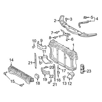 Mazda OE - Radiator Support