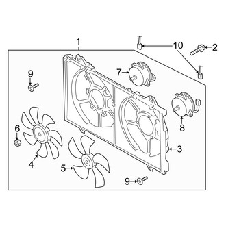 Mazda OE - Cooling Fan
