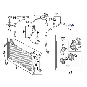 Mazda OE - A/C Evaporator Core O-Ring