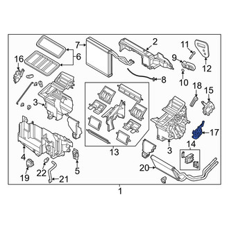 Mazda OE - HVAC Mode Door Lever Link