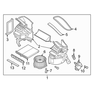 Mazda OE - Air Conditioner & Heater - Blower Motor & Fan